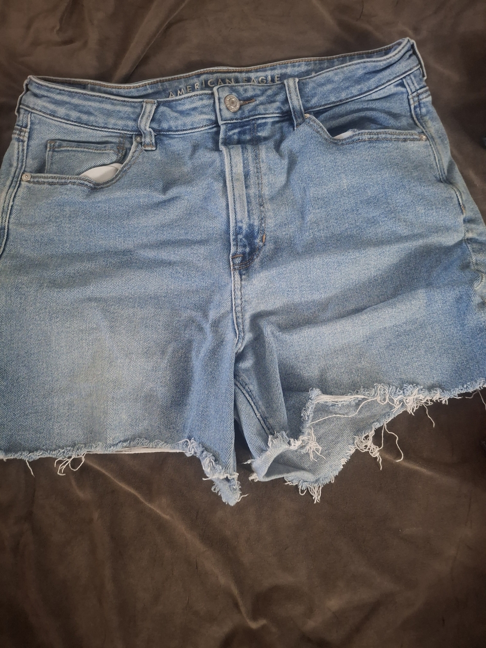American Eagle Outfitters Light Blue Denim Cutoff Shorts